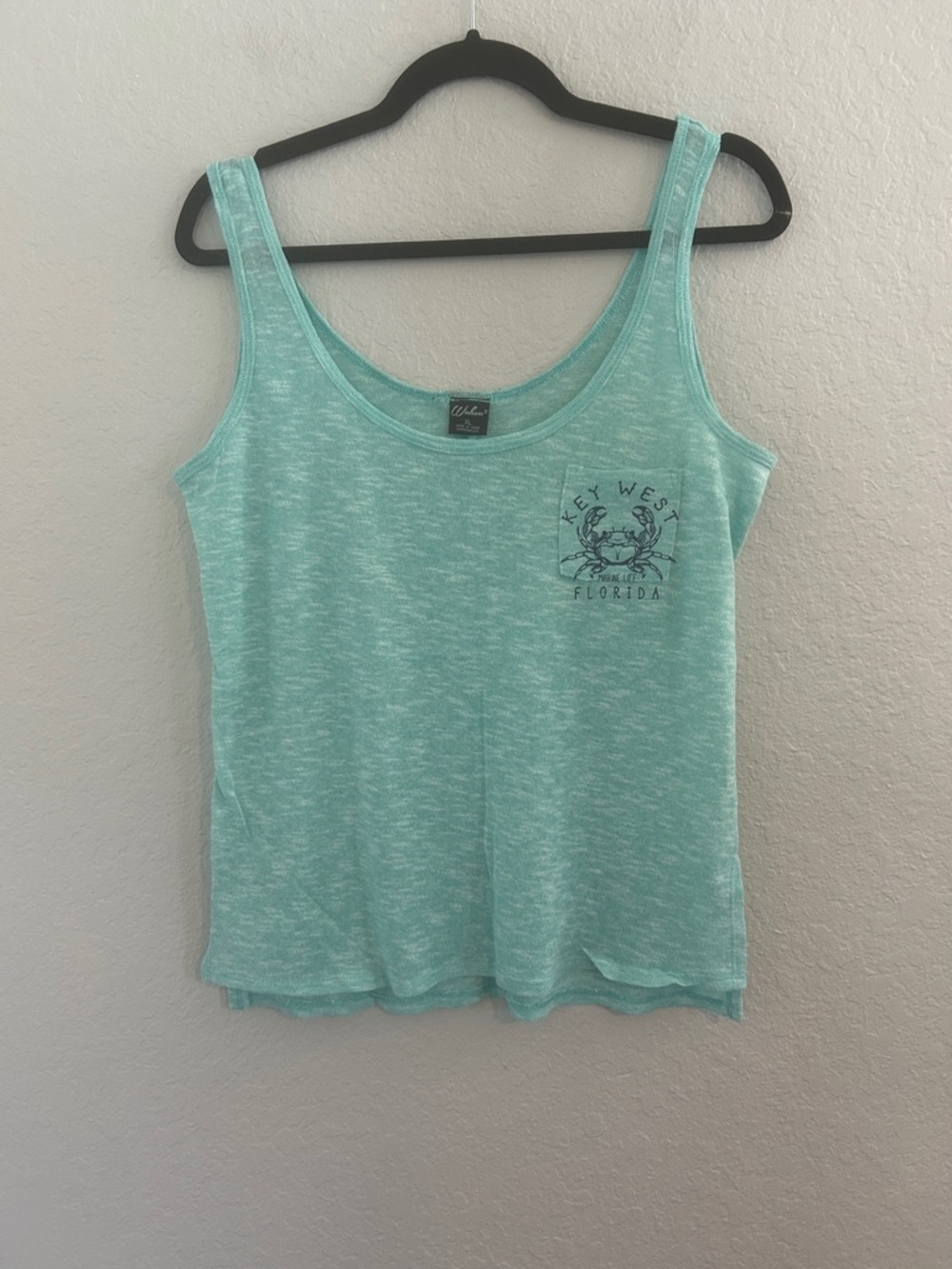 Key West “Crab” NWOT Florida Mint Green Tank Top
